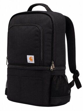 Carhartt Insulated 24 Can Two Compartment Cooler Backpack Black